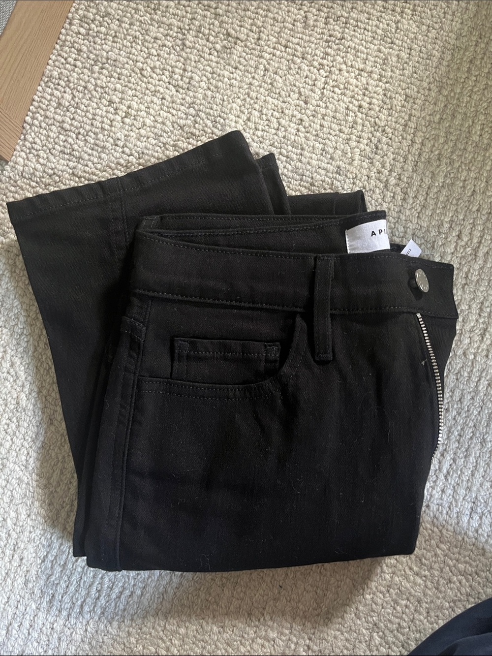 Apiece Apart Camilla Black Jeans